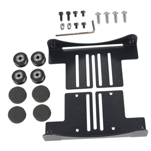 Cabilock 1 Satz Verstellbarer Futterständer Gestell Filamenthalter -scan Filamentspulenhalter Filamentspeicher Filamentständer Für 3d-drucker Aluminium Black von Cabilock