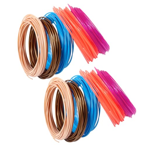 Cabilock 1 Set 10 Rollen 3D Druckerfilament Abs 3D Druck 3D Druck Verbrauchsmaterial 3D Druckzubehör von Cabilock