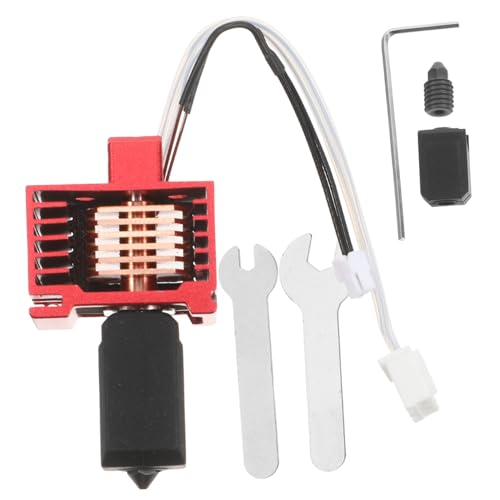 Cabilock 1 Set 3D Drucker Hot End Spider Hotend Original Hotend Kit Hotend Hotend Druckkopf Hotend Halterung Otends Druckerdüse Hot End Kit Hot End Düsen Kit Zusammengebautes Hotend Rotes von Cabilock