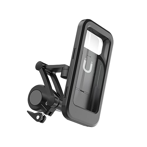 Cabilock 1 Stück Smartphone Halterung Fahrrad Telefonhalterung Motorrad Smartphone-Unterstützung mobiles Standrad montieren handyhalterung Fahrrad Lenker handyhalter für Plastik Schwarz von Cabilock