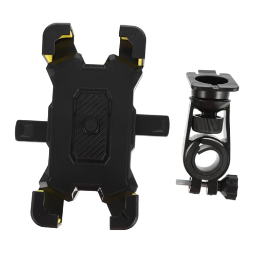 Cabilock 1 Stück Telefonständer Verstellbarer Ständer Motorrad Lenkerhalter praktisch Handyhalterung fürs Fahrrad handyhalter Motorrad Fahrrad Telefonhalter Mount STK Yellow von Cabilock