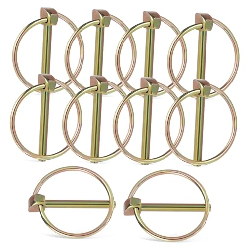 Cabilock 10 Stück Klappstecker Mit Ring Stahl Robuster Sicherungsstift Anhänger Rasen Klappstecker Für Rasenmäher Anhängerkupplungs Sicherungsstift Krawatte Traktor Aluminium Cabilock 10 Stück Klappstecker Mit Ring Stahl Robuster Sicherungsstift Anhänger Rasen Klappstecker Für Rasenmäher Anhängerkupplungs Sicherungsstift Krawatte Traktor Aluminium von Cabilock