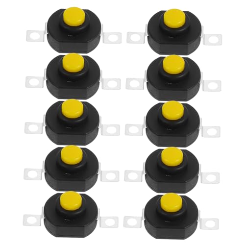 Cabilock 10 Stück Led-taschenlampen-netzschalter, Selbstsichernder Mikro-ein-/ausschalter, Taschenlampen-ersatzteil, Rastschalter Für Outdoor-abenteuer Cabilock 10 Stück Led-taschenlampen-netzschalter, Selbstsichernder Mikro-ein-/ausschalter, Taschenlampen-ersatzteil, Rastschalter Für Outdoor-abenteuer von Cabilock