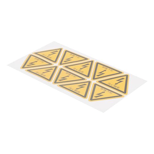 Cabilock 10 Stück Warnschilder Notfall Warnschild Außenüberwachung Sicherheitsschilder Sicherheitsstreifen Klebeschutz Kit Wand LED Vinyl Vorsichtsschild Stromschlag Schild Cabilock 10 Stück Warnschilder Notfall Warnschild Außenüberwachung Sicherheitsschilder Sicherheitsstreifen Klebeschutz Kit Wand LED Vinyl Vorsichtsschild Stromschlag Schild von Cabilock