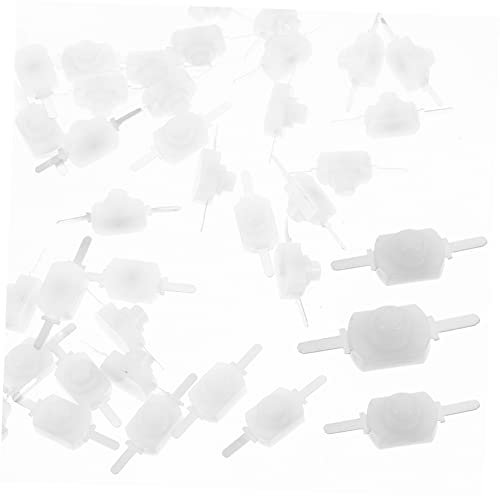 Cabilock 100Stücke Mikroschalter aus Druckknopf für Taschenlampen Selbstverriegelnder Mini für DIY Projekte Elektrische Geräte Langlebig Robust von Cabilock