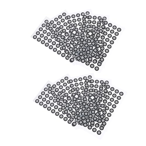 Cabilock 12 Blatt 3d-scanmarkierungen, Reflektierende Filmmarkierungspunkte, Hochpräzise Referenzpunkte Für 3d-scanner, Markierungspunkte Für Die Optische Verfolgung von Cabilock