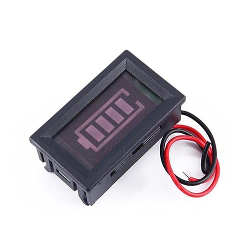Cabilock 12V Batterieanzeige Messgerät Für Lithium Batterien Segment Indikator Zur Genauen Kapazitätsüberwachung Kompatibel Mit Systemen Einfache Installation von Cabilock