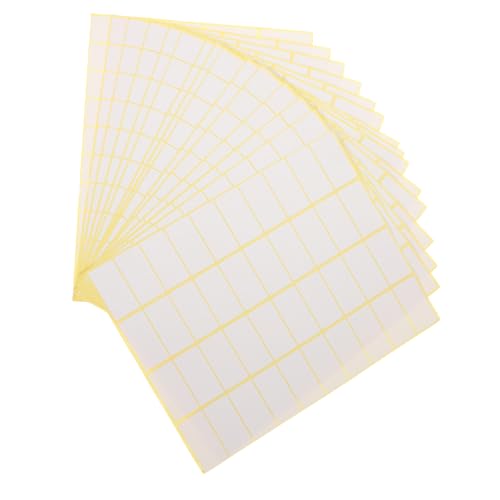 Cabilock 15 Blatt Preisschild Aufkleber Klein Klebrig Adressetiketten Farbig Vinyl Etiketten Aufkleber Klebeband Selbstklebend Leer Name Schmucklos Einfach Weiß Selbstklebendes Papier Cabilock 15 Blatt Preisschild Aufkleber Klein Klebrig Adressetiketten Farbig Vinyl Etiketten Aufkleber Klebeband Selbstklebend Leer Name Schmucklos Einfach Weiß Selbstklebendes Papier von Cabilock