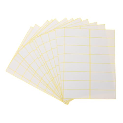 Cabilock 15 Blatt Preisschild Aufkleber druckbar schreibbar schmucklos Etiketten für Preisauszeichnung Etikett-Aufkleber kleine Etikettenaufkleber weißer Aufkleber selbstklebendes Papier Cabilock 15 Blatt Preisschild Aufkleber druckbar schreibbar schmucklos Etiketten für Preisauszeichnung Etikett-Aufkleber kleine Etikettenaufkleber weißer Aufkleber selbstklebendes Papier von Cabilock