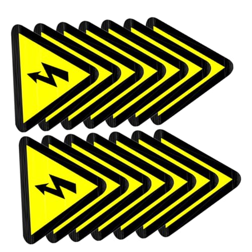 Cabilock 15 Stück Aufkleber Für Warnschilder Erste Elektrische Etiketten Reflektierende Aufkleber Schutz Led Vinyl Abnehmbar Ausrüstung Schwarz Maschine Warnung Yellow Cabilock 15 Stück Aufkleber Für Warnschilder Erste Elektrische Etiketten Reflektierende Aufkleber Schutz Led Vinyl Abnehmbar Ausrüstung Schwarz Maschine Warnung Yellow von Cabilock