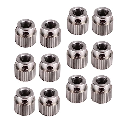Cabilock 15Stücke Feed Rad Zähne Extruder Rad Für Zubehör Hohe Tragfähigkeit Einfach Zu Installieren Rostfrei Langlebig Verbessert von Cabilock