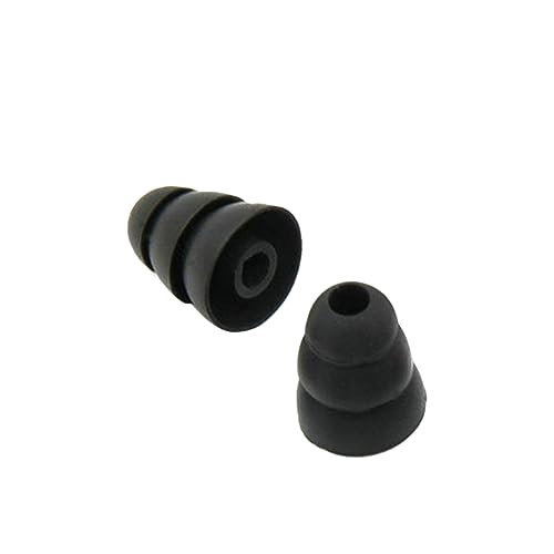 Cabilock 1Paar Ohrpolster Für Ear Kopfhörer Hochwertige Elastische Ohrstöpselspitzen Für CD DVD Phone Bequem rutschfest Schwarz von Cabilock