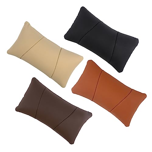 Cabilock 1Pc Schwarz Kopfstütze Auto Sitz Hals Kissen Auto Taille Leder Schlaf Kissen Auto Kopfstütze Cabilock 1Pc Schwarz Kopfstütze Auto Sitz Hals Kissen Auto Taille Leder Schlaf Kissen Auto Kopfstütze von Cabilock
