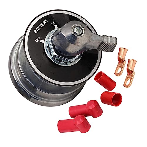 Cabilock 1Satz Batterietrennschalter Robuster Isolatorschalter für Auto Lkw Boot Einfache Installation Langlebig Rostfrei mit Kupferanschlüssen von Cabilock