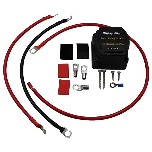 Cabilock 1Satz Dual Battery Relay Automatisches Isolationsrelais Für Fahrzeuge Für Wohnmobile Boote Und Lkw Mit Spannungs Sensor Für Optimale Batterieverwaltung von Cabilock