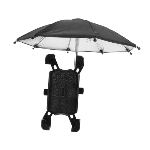 Cabilock 1Satz Fahrrad Handyhalterung Mit Regenschirm Verstellbarer Lenker Halter Für Elektrofahrräder Und Motorräder Stoßfeste Halterung Für Smartphones von Cabilock