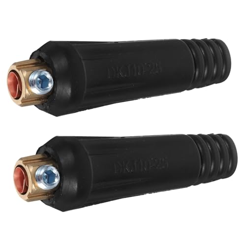 Cabilock 1Satz Schnellverbinder für Schweißgeräte Kupferstecker mit Hülsen Einsetzbar Einfache Handhabung Kompatibel mit Mma Schweißanlagen Langlebig Cabilock 1Satz Schnellverbinder für Schweißgeräte Kupferstecker mit Hülsen Einsetzbar Einfache Handhabung Kompatibel mit Mma Schweißanlagen Langlebig von Cabilock