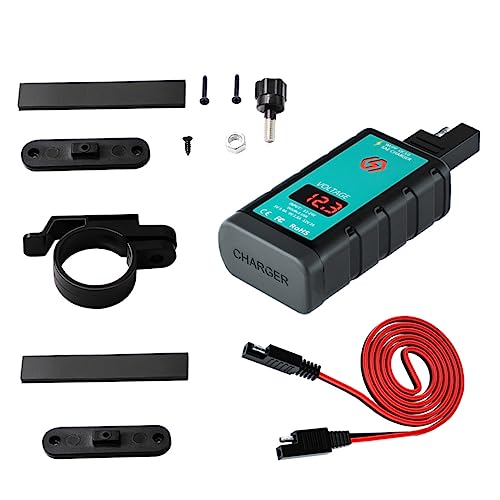 Cabilock 1Satz USB Und Typ C Ladegerät Mit Knopfschalter SAE Kabel Integrierter Voltmeter Für Motorräder Und Fahrzeuge Dc Überlast Und Überspannungsschutz Einfach Cabilock 1Satz USB Und Typ C Ladegerät Mit Knopfschalter SAE Kabel Integrierter Voltmeter Für Motorräder Und Fahrzeuge Dc Überlast Und Überspannungsschutz Einfach von Cabilock