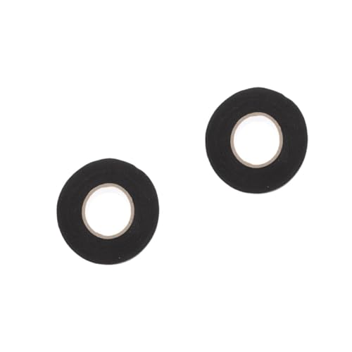 Cabilock 2 Rollen Hochtemperaturbeständiges Isolationsband Vinyl Streifen Draht Tuch kleiden Kabelbaum umwickeln Stoff-Elektroband Auto-Kabelbaumband Kfz-Gewebeband Ballaststoff Schwarz Cabilock 2 Rollen Hochtemperaturbeständiges Isolationsband Vinyl Streifen Draht Tuch kleiden Kabelbaum umwickeln Stoff-Elektroband Auto-Kabelbaumband Kfz-Gewebeband Ballaststoff Schwarz von Cabilock