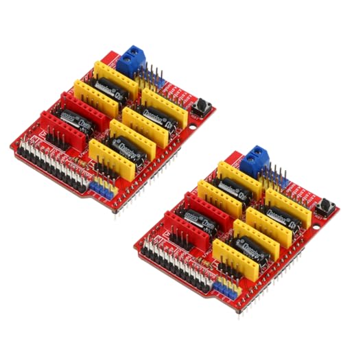 Cabilock 2 Stück 3d -drucker -treiberplatine Modul Stepper-board Planke Fahren Schrittmotor A4988 Treiberplatine Engraver-antriebsschild Cnc-laufwerk Für 3d-drucker Black Plastik Cabilock 2 Stück 3d -drucker -treiberplatine Modul Stepper-board Planke Fahren Schrittmotor A4988 Treiberplatine Engraver-antriebsschild Cnc-laufwerk Für 3d-drucker Black Plastik von Cabilock