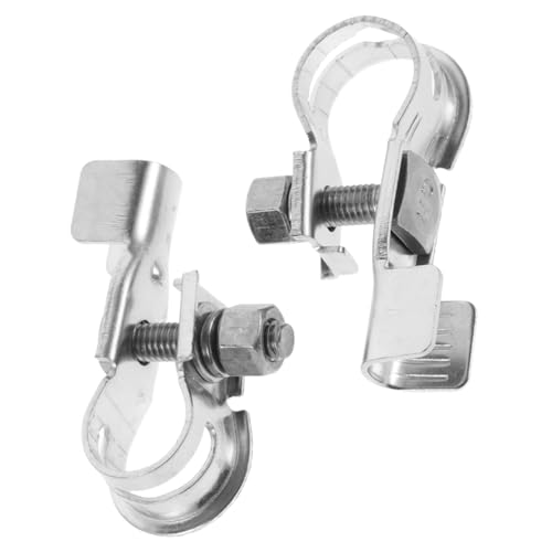 Cabilock 2 Stück Batterieklemme Adapter Batterieanschlüsse Batterieanschluss Anschlüsse für Autobatterien Aluminiumlegierung Silver von Cabilock