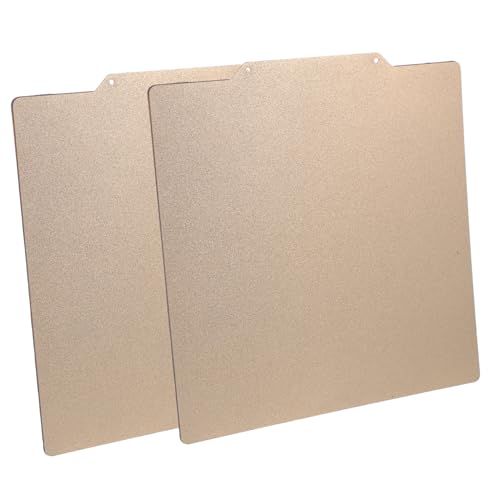 Cabilock 2 Stück Bettband Drucken Metallplatten Drucker Bauen Teller Flache Metallplatte Grundplatte Aus Stahl Brett Für Heißes Bett Flexbett Aus Stahlblech Platte Bauen Weich Magnetisch von Cabilock