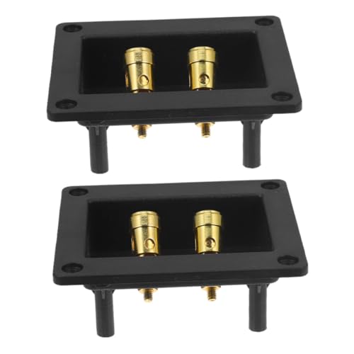 Cabilock 2 Stück Box Terminals Für Funktelefone Lautsprecher Lautsprecherbecher Subwoofer Zubehör Lautsprecherkabel Anschlüsse Lautsprecherbuchse Lautsprecherklemmen Anschlüsse Subwoofer von Cabilock