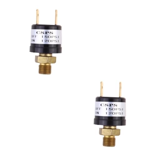 Cabilock 2 Stück Druckschalter Druckkontrolle Pneumatisch 120–150 Psi Druck von Cabilock