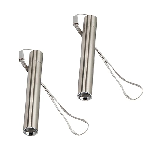 Cabilock 2 Stück Erkennungsstift Lichter Taschenlampe Sensor cooles Gadget Erkennungslicht kosmetischer Teststift Währungserkennungslampe fluoreszierende Detektionslampe Rostfreier Stahl Cabilock 2 Stück Erkennungsstift Lichter Taschenlampe Sensor cooles Gadget Erkennungslicht kosmetischer Teststift Währungserkennungslampe fluoreszierende Detektionslampe Rostfreier Stahl von Cabilock