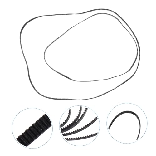 Cabilock 2 Stück Gt2 Gürtelschlaufe Zeitliche Koordinierung Zahnriemen Synchronriemen Gt2-gürtel Gürtel 3d Drucker Gürtel Für 3d-drucker 3d-druckerteile Gt2 Riemen 6mm Gummi Black von Cabilock