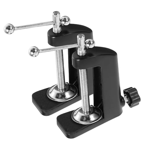 Cabilock 2 Stück Handy-Tablet-Halter Tischklemmen-Telefonständer Mikrofon-Tischhalterung Mikrofonstativklemme telefonständer klemme Schreibtischklemme Eisen Black Cabilock 2 Stück Handy-Tablet-Halter Tischklemmen-Telefonständer Mikrofon-Tischhalterung Mikrofonstativklemme telefonständer klemme Schreibtischklemme Eisen Black von Cabilock