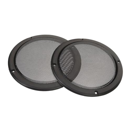 Cabilock 2 Stück Schallabdeckung Subwoofer Grill Hupenschutzabdeckungen Lautsprechernetz Wetterfester Subwoofer Abdeckungsstoff Auto Lautsprechergrillschutz Armaturenbrett Grill von Cabilock