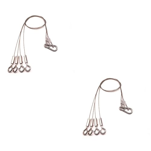 Cabilock 2St hängendes Kabel Zeichen hängender Draht Kabel erröten Beleuchtungskabel Hakenkabel Kabel hängender Draht stahlseil deckenlampe tageslicht Aufhängekabel leichte Kette anbauen Cabilock 2St hängendes Kabel Zeichen hängender Draht Kabel erröten Beleuchtungskabel Hakenkabel Kabel hängender Draht stahlseil deckenlampe tageslicht Aufhängekabel leichte Kette anbauen von Cabilock