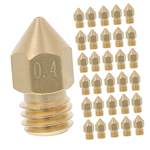 Cabilock 30 Stück 3D -Druckdüse 3D-Extruderdüse 3d drucker zubehör 3D-Druckerdüse 0,4 mm Extruderdüse 0,4 Extruderdüse für 3D-Drucker 0,4 mm Düse düsen für 3d-drucker Messing Gelb Cabilock 30 Stück 3D -Druckdüse 3D-Extruderdüse 3d drucker zubehör 3D-Druckerdüse 0,4 mm Extruderdüse 0,4 Extruderdüse für 3D-Drucker 0,4 mm Düse düsen für 3d-drucker Messing Gelb von Cabilock