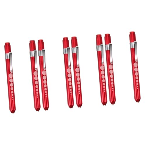 Cabilock 4 Sätze Medizinische Taschenlampe Stirnlampe Wiederaufladbar Taschenlampenstift Blitzlicht Klein Stift Mit Licht Stift Taschenlampe Aluminiumlegierung Rot 2 Stück * 4 Cabilock 4 Sätze Medizinische Taschenlampe Stirnlampe Wiederaufladbar Taschenlampenstift Blitzlicht Klein Stift Mit Licht Stift Taschenlampe Aluminiumlegierung Rot 2 Stück * 4 von Cabilock