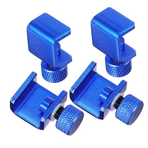 Cabilock 4 Stück Glasclip Druckerclips Klemmen für 3D-Drucker 3d drucker zubehör Glasbefestigungsklemme Bettclips für 3D-Drucker Drucker-Glasbett-Clips Aluminiumlegierung von Cabilock