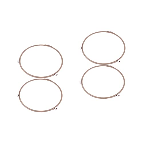 Cabilock 4 Stück Paletten walzen halterung mikrowelle drehteller mikrowellenzubehör Walzenringe für Mikrowellen Mikrowellen-Tablett-Ring Teile für Mikrowellen-Plattenspieler Tablett Radring von Cabilock