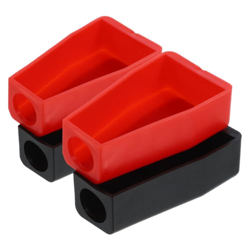 Cabilock 4Stücke Teiliges Batteriepole Abdeckungen Isolierende Schutzkappen für Autobatterien Motorräder und Elektrofahrzeuge Zuverlässiger Schutz und Optimale Schwarz Rot Cabilock 4Stücke Teiliges Batteriepole Abdeckungen Isolierende Schutzkappen für Autobatterien Motorräder und Elektrofahrzeuge Zuverlässiger Schutz und Optimale Schwarz Rot von Cabilock