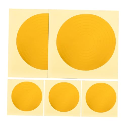 Cabilock 5 Bögen Manometer Identifikationsaufkleber Permanente Markierungsetiketten Abdeckungen Abziehbilder Beschriftung Vinyl Manometeraufkleber Rechteckiger Anzeigename Große von Cabilock