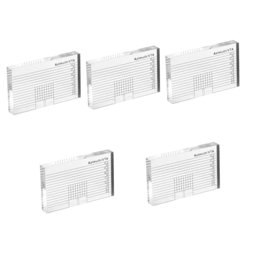 Cabilock 5 Stück -Messung Ausrichtung Herrscher aufzeichnen Plattenspielernadel Plattenspieler-Stift mathematischer Plattenspieler Tonarmskala Acryl Transparent Cabilock 5 Stück -Messung Ausrichtung Herrscher aufzeichnen Plattenspielernadel Plattenspieler-Stift mathematischer Plattenspieler Tonarmskala Acryl Transparent von Cabilock