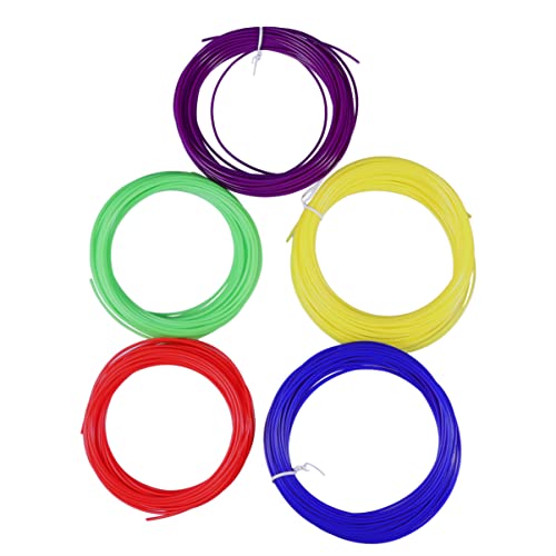Cabilock 5 Stück Verbrauchsmaterialien Für 3d-druckstifte 3d-filament Filament Für 3d-drucker Drucker Filament Pla-filament Materialien Für Den 3d-druck von Cabilock
