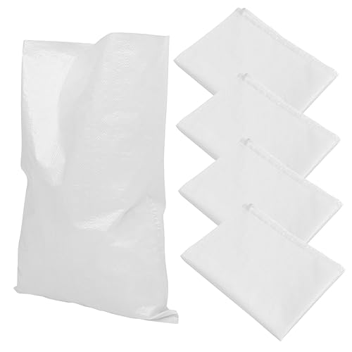 Cabilock 5 Stück Wasserdichtes gewebter Beutel Schwerlastbarrieren Sandentfernerbeutel Taschen Sandsäcke gewichte Tasche zum Hochwasserschutz wasserdichte Aufbewahrungstasche pp Weiß Cabilock 5 Stück Wasserdichtes gewebter Beutel Schwerlastbarrieren Sandentfernerbeutel Taschen Sandsäcke gewichte Tasche zum Hochwasserschutz wasserdichte Aufbewahrungstasche pp Weiß von Cabilock