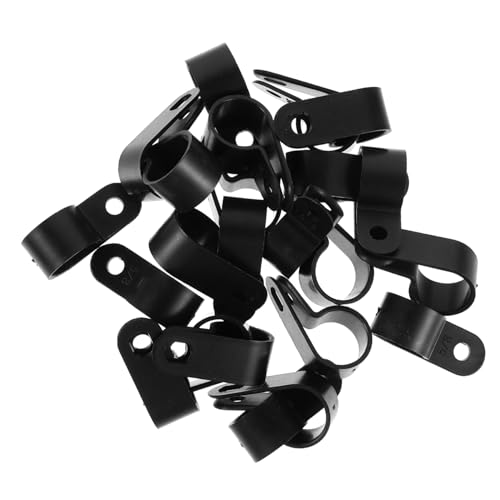 Cabilock 50 Stück Kabelklemmsortierer Kabelorganisator Wand Kabelklemmen Ethernet -Kabelclips Befestigungsclips für Lichterketten Kabeldrahtklammern Drahthalter PVC Black Cabilock 50 Stück Kabelklemmsortierer Kabelorganisator Wand Kabelklemmen Ethernet -Kabelclips Befestigungsclips für Lichterketten Kabeldrahtklammern Drahthalter PVC Black von Cabilock