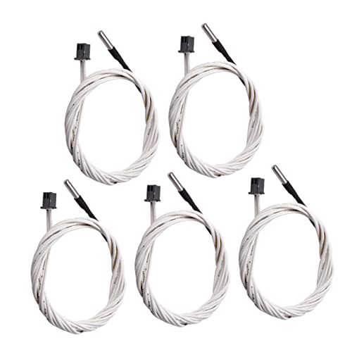 Cabilock 5Stücke Ntck Thermistor Sensor für Hochtemperatur Heizblock Präzise Temperaturmessung für Zubehör Langlebig Korrosionsbeständig von Cabilock