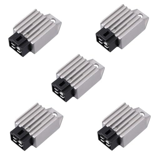 Cabilock 5Stücke Spannungsregler Gleichrichter Pin Kompatibel für Motorräder Hochpräzise und Energieeffizient Verbesserte Wärmeableitung Zuverlässige Cabilock 5Stücke Spannungsregler Gleichrichter Pin Kompatibel für Motorräder Hochpräzise und Energieeffizient Verbesserte Wärmeableitung Zuverlässige von Cabilock
