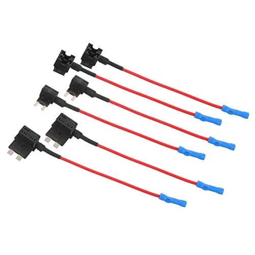 Cabilock 6Stücke Sicherungshahn Adapter Für Standardsteckdose Kfz Sicherungshalter Mit Doppeltem Steckplatz Einfacher Ohne Kompatibel Mit Gängigen von Cabilock