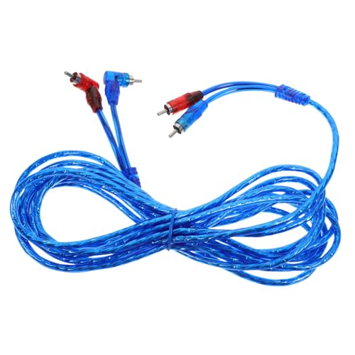 Cabilock Audioleitung Dual Audiokabel Aux Kabel Für Auto Hilfskabel Subwoofer-zusatzkabel Audio- Doppelt Lautsprecherkabel Cinch-kabel Draht Verlängerungsschallkabel Stereokabel Gummi Cabilock Audioleitung Dual Audiokabel Aux Kabel Für Auto Hilfskabel Subwoofer-zusatzkabel Audio- Doppelt Lautsprecherkabel Cinch-kabel Draht Verlängerungsschallkabel Stereokabel Gummi von Cabilock