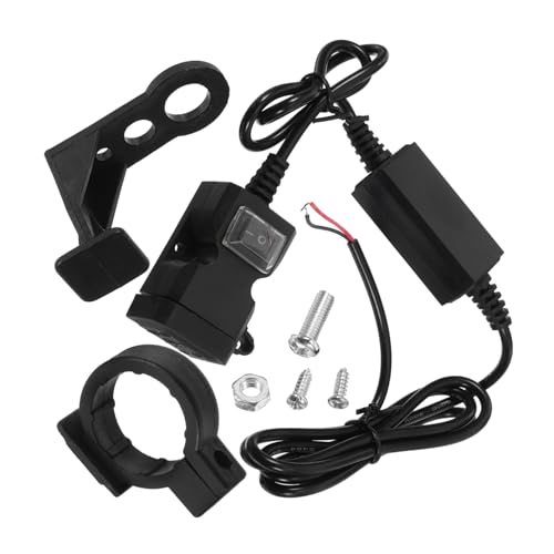 Cabilock Auto-ladegerät Motorrad Dual Für Montieren Motor-schnellladegerät USB-Steckdose 12-Volt-USB-ladeanschluss Motorladegerät Usb-12-v-steckdose Silikon Black Cabilock Auto-ladegerät Motorrad Dual Für Montieren Motor-schnellladegerät USB-Steckdose 12-Volt-USB-ladeanschluss Motorladegerät Usb-12-v-steckdose Silikon Black von Cabilock