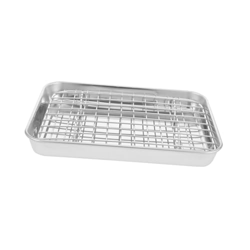 Cabilock Backblech Mit Kühlregal Aus Vielseitige Backform Für Fleisch Leicht Zu Reinigen Langlebig Für Grill Cabilock Backblech Mit Kühlregal Aus Vielseitige Backform Für Fleisch Leicht Zu Reinigen Langlebig Für Grill von Cabilock