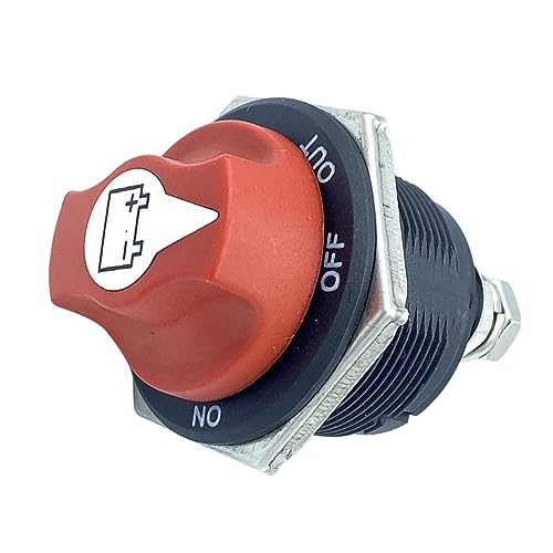 Cabilock Batterie Trennschalter Trennschalter Für Die Stromversorgung Doppel Batterie Trennschalter Stromabschaltung Trennschalter Für Auto Marine Wohnmobil Boot von Cabilock